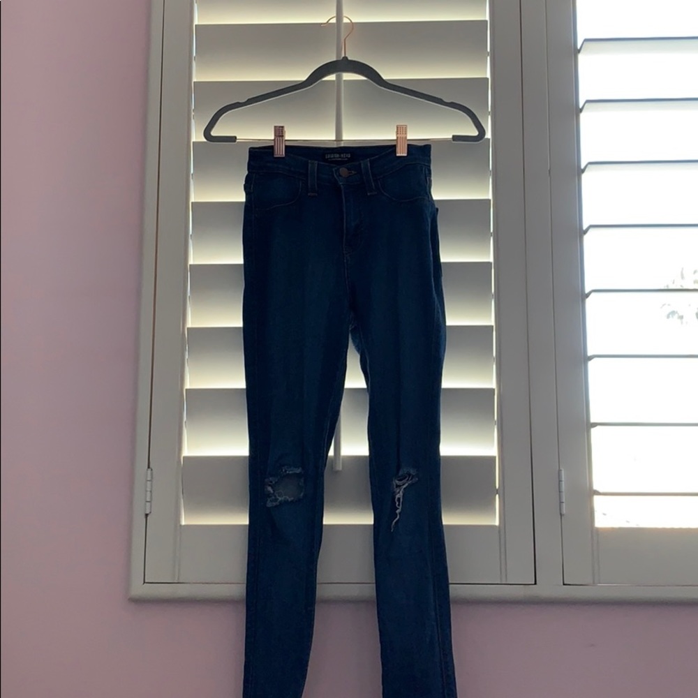 Dark wash Fashion Nova canopy Jeans